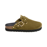 Imagen del producto Zueco Plataforma Kaki Mujer